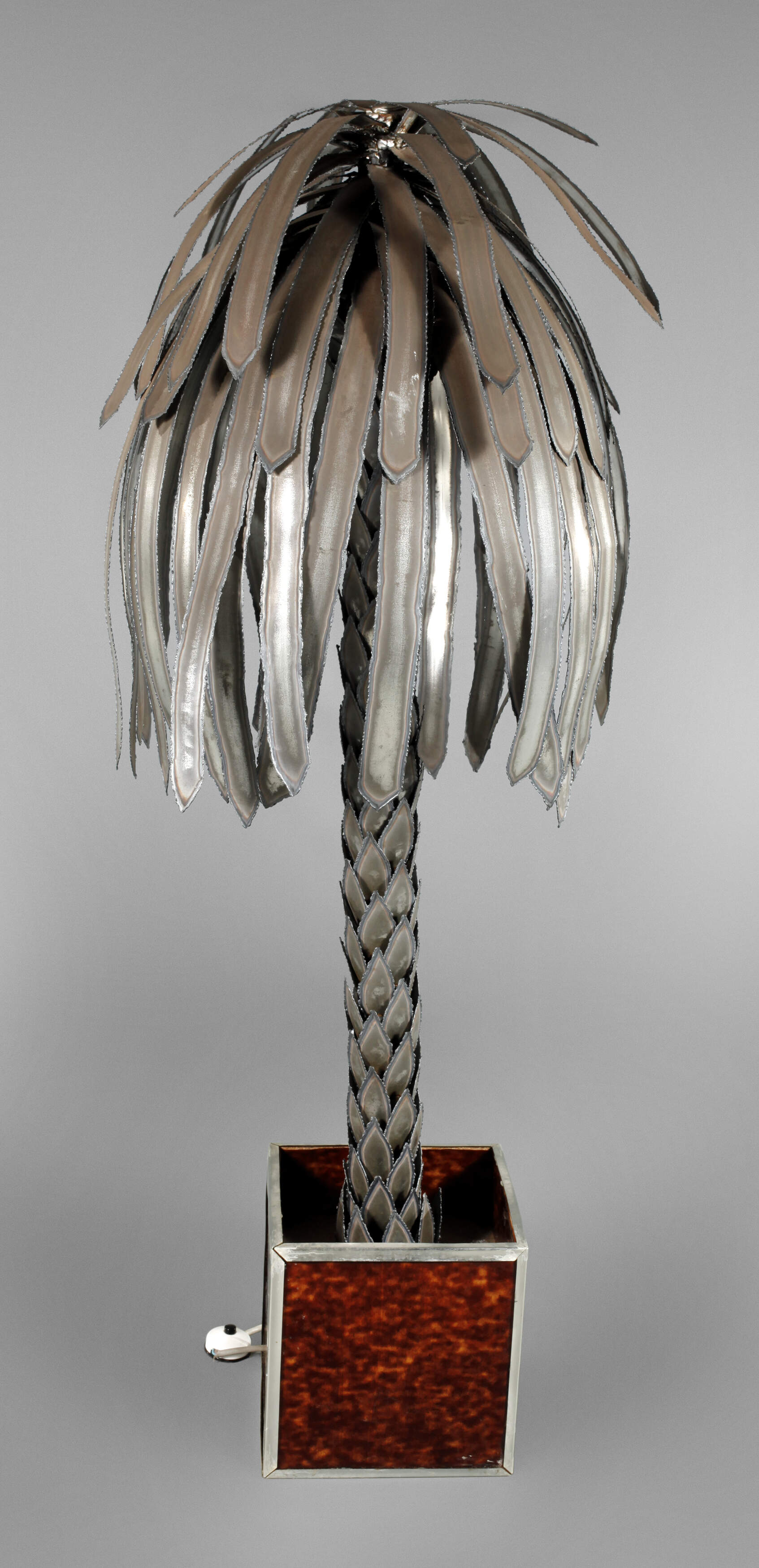 Maison Jansen große Palmen-Stehlampe