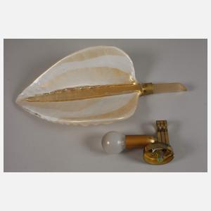 Murano vier Wandlampen "Cordonato Oro"