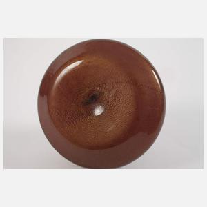 Murano Vase mit zerplatzter Goldfolie