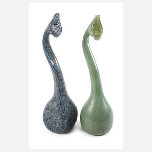 Zwei Dekorationsvasen im persischen Stil