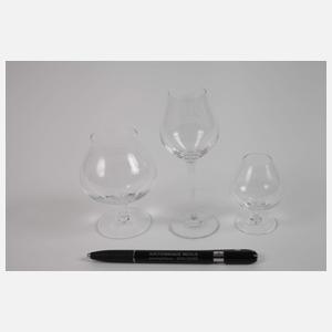 Moser Karlsbad zehn Gläser "Giant Sniffers-Club"