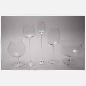 Moser Karlsbad zehn Gläser "Giant Sniffers-Club"