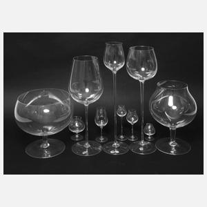 Moser Karlsbad zehn Gläser "Giant Sniffers-Club"