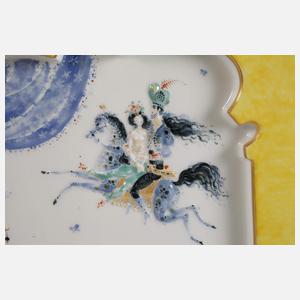 Meissen große Reliefplatte „1001 Nacht“