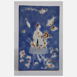 Meissen kleine Märchen-Reliefplatte