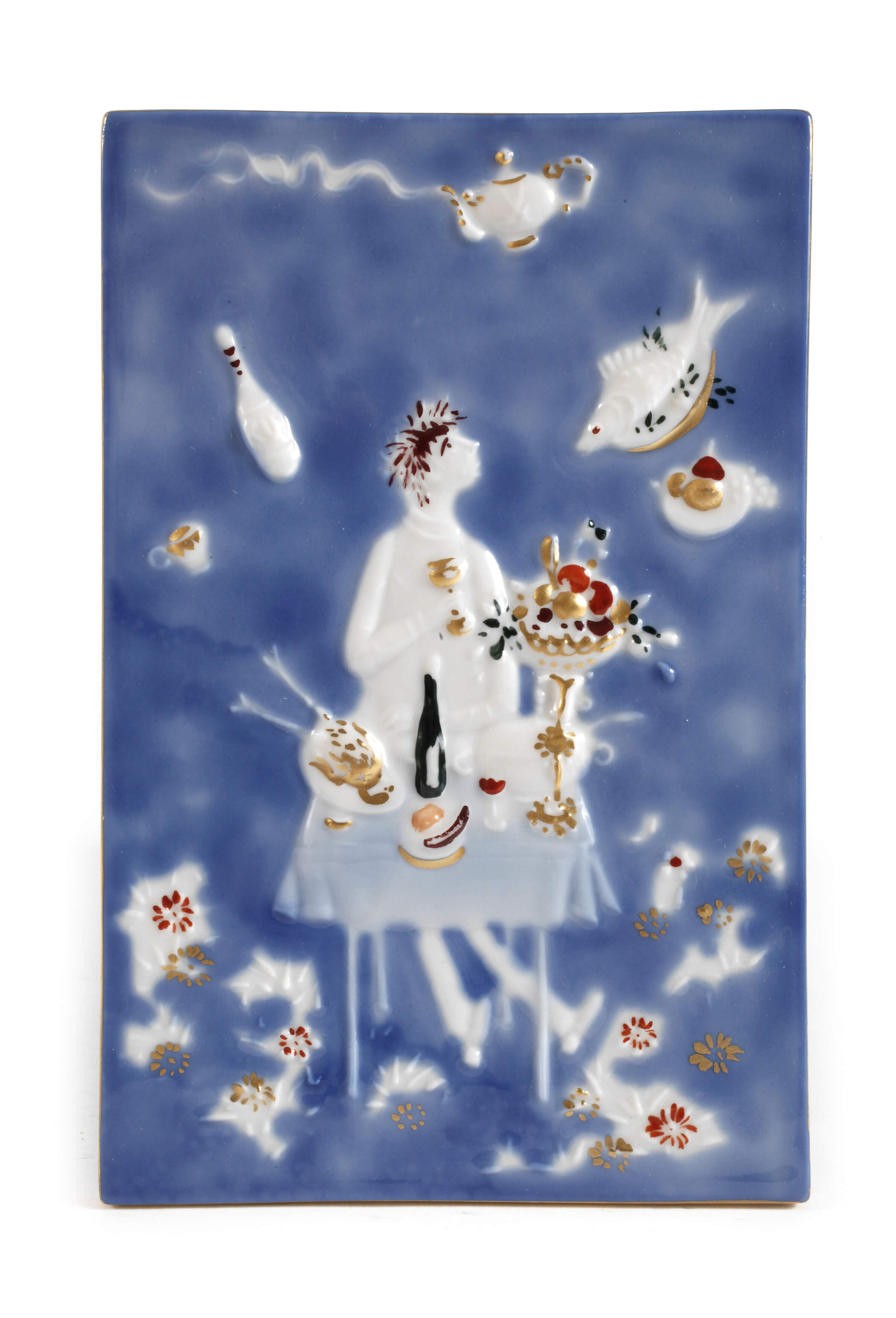 Meissen kleine Märchen-Reliefplatte