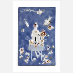 Meissen kleine Märchen-Reliefplatte