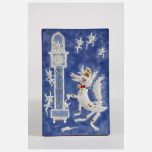 Meissen kleine Märchen-Reliefplatte