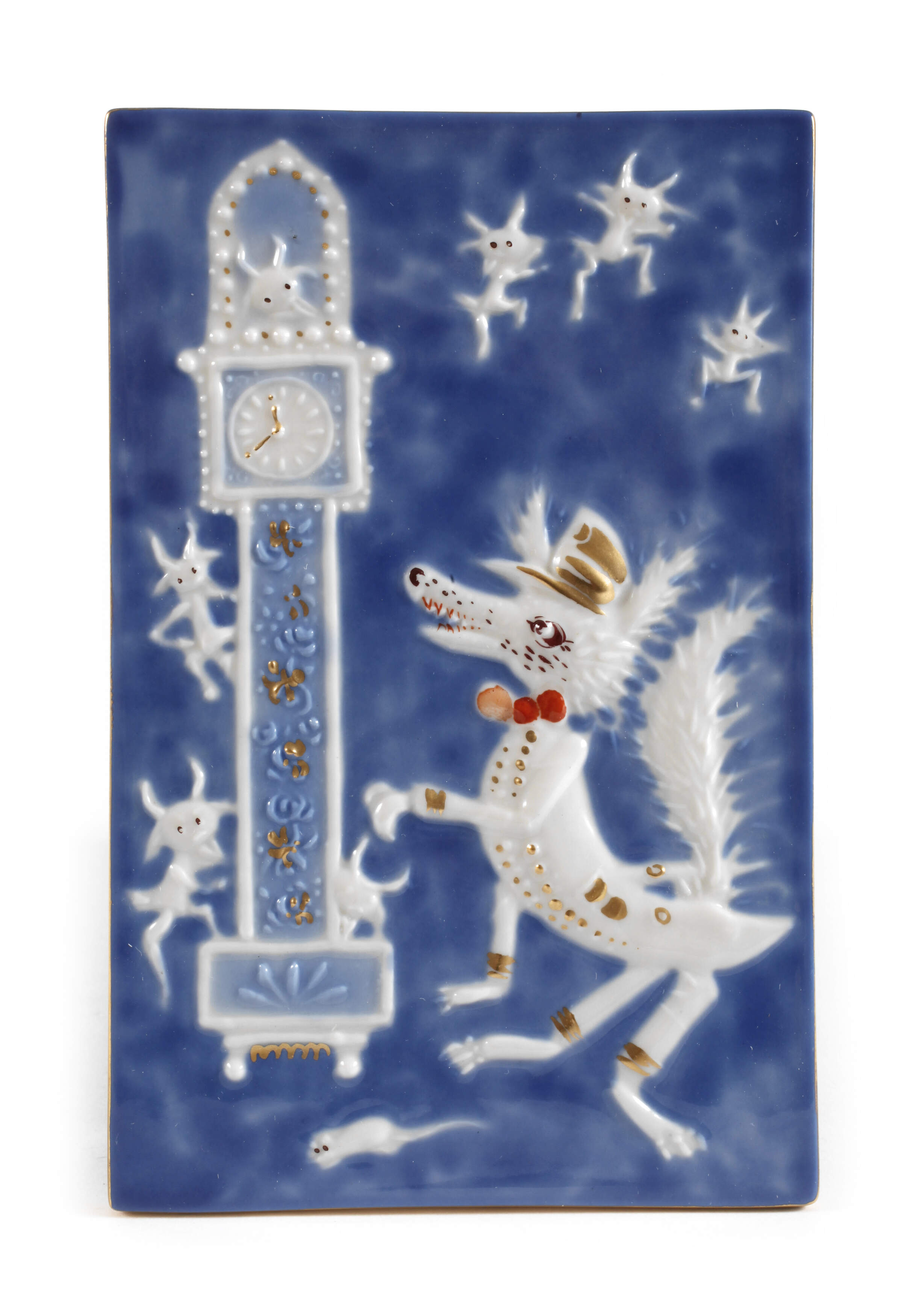 Meissen kleine Märchen-Reliefplatte