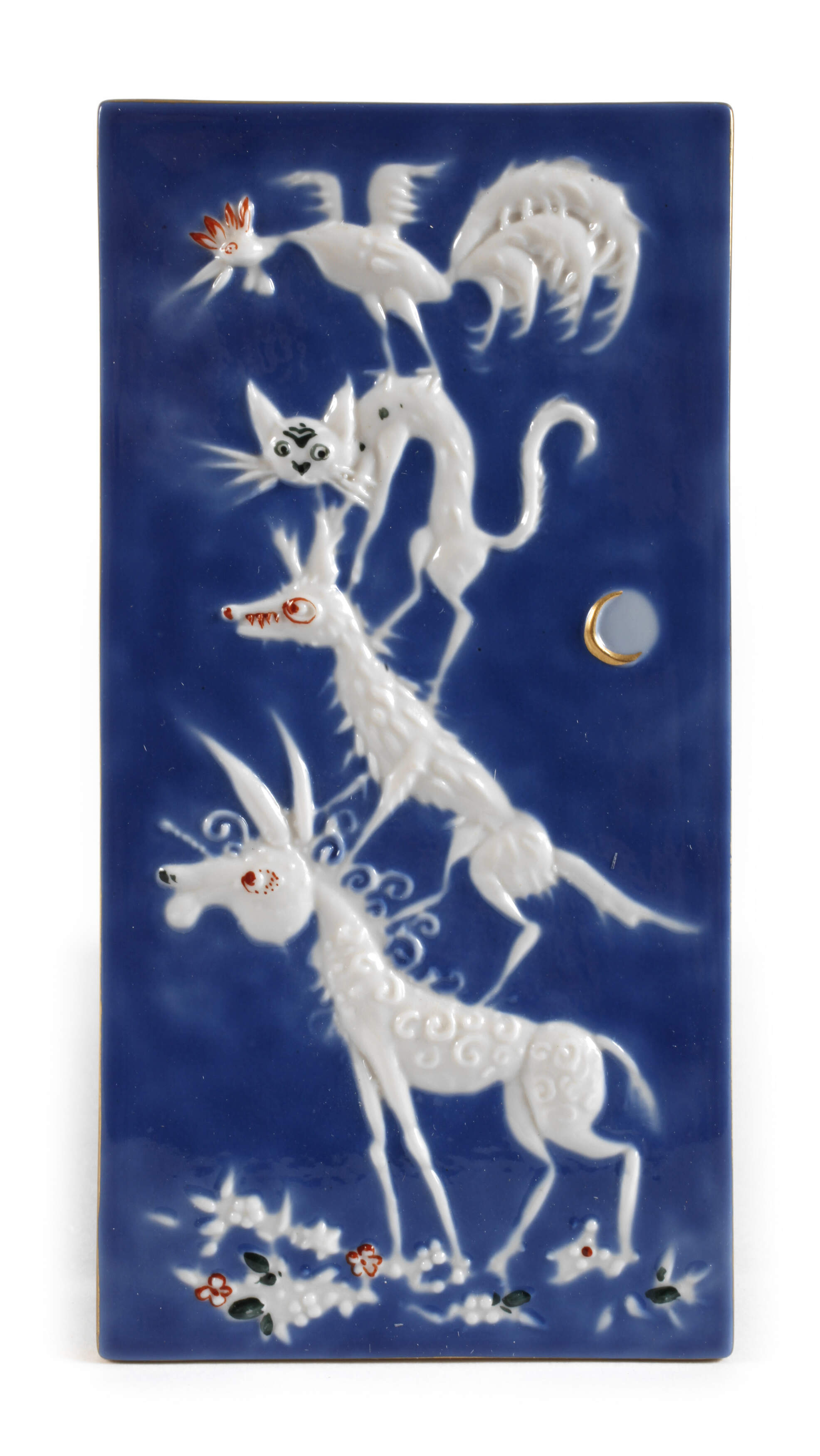 Meissen kleine Märchen-Reliefplatte