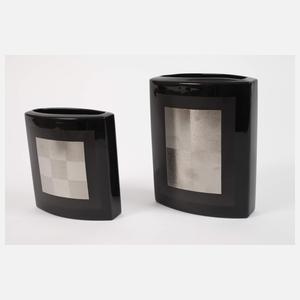 Rosenthal fünfteiliges Set "Porcelaine Noire"