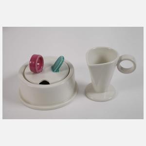 Bitossi Italien Kaffeeservice "Hollywood"