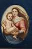 Hutschenreuther Bildplatte "Sixtinische Madonna"