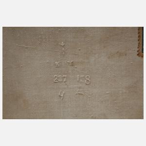 KPM Berlin Bildplatte "Der dornige Pfad"