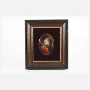 KPM Berlin Bildplatte "Pfeifenraucher"