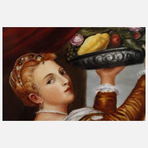 Bildplatte "Mädchen mit Fruchtschale"