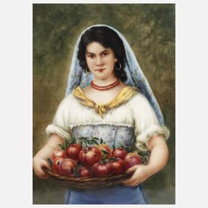 Hutschenreuther Bildplatte Italienerin