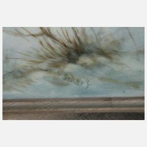 Bildplatte "Der einsame Wolf "