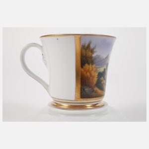 Ansichtentasse Burgpanorama