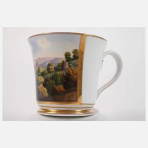 Ansichtentasse Burgpanorama