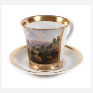 Ansichtentasse Burgpanorama