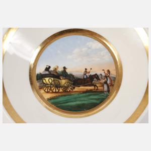 Althaldensleben Ansichtentasse Soldatenszene