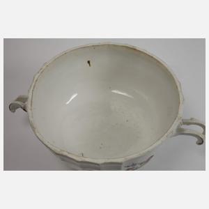 Alt-Wien runde Deckelterrine Blumenmalerei