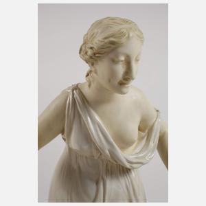 Wahliss Wien Nymphen mit Amoretten im Fass