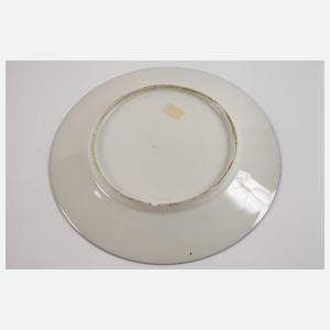 Vier Zierteller Vogelmotiv