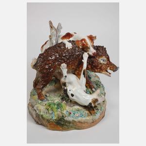 Große Wildschweinhatz