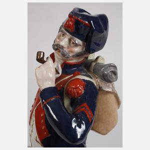 Sèvres Soldat "Au Bivouac - Im Biwak"