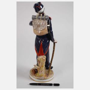 Sèvres Soldat "Au Bivouac - Im Biwak"