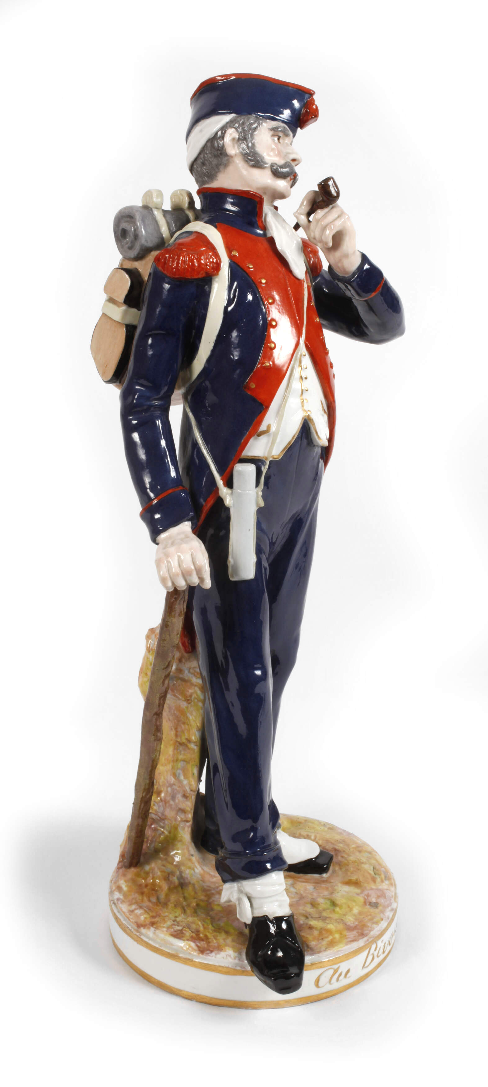 Sèvres Soldat "Au Bivouac - Im Biwak"