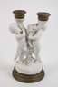 Paar Puttengruppen als Kerzenleuchter
