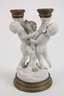 Paar Puttengruppen als Kerzenleuchter