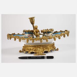 Prunkvolle Schreibgarnitur im Sevrés-Stil