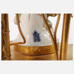 Prunkleuchter mit Amorette