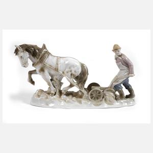 Fraureuth/Wallendorf pflügender Bauer