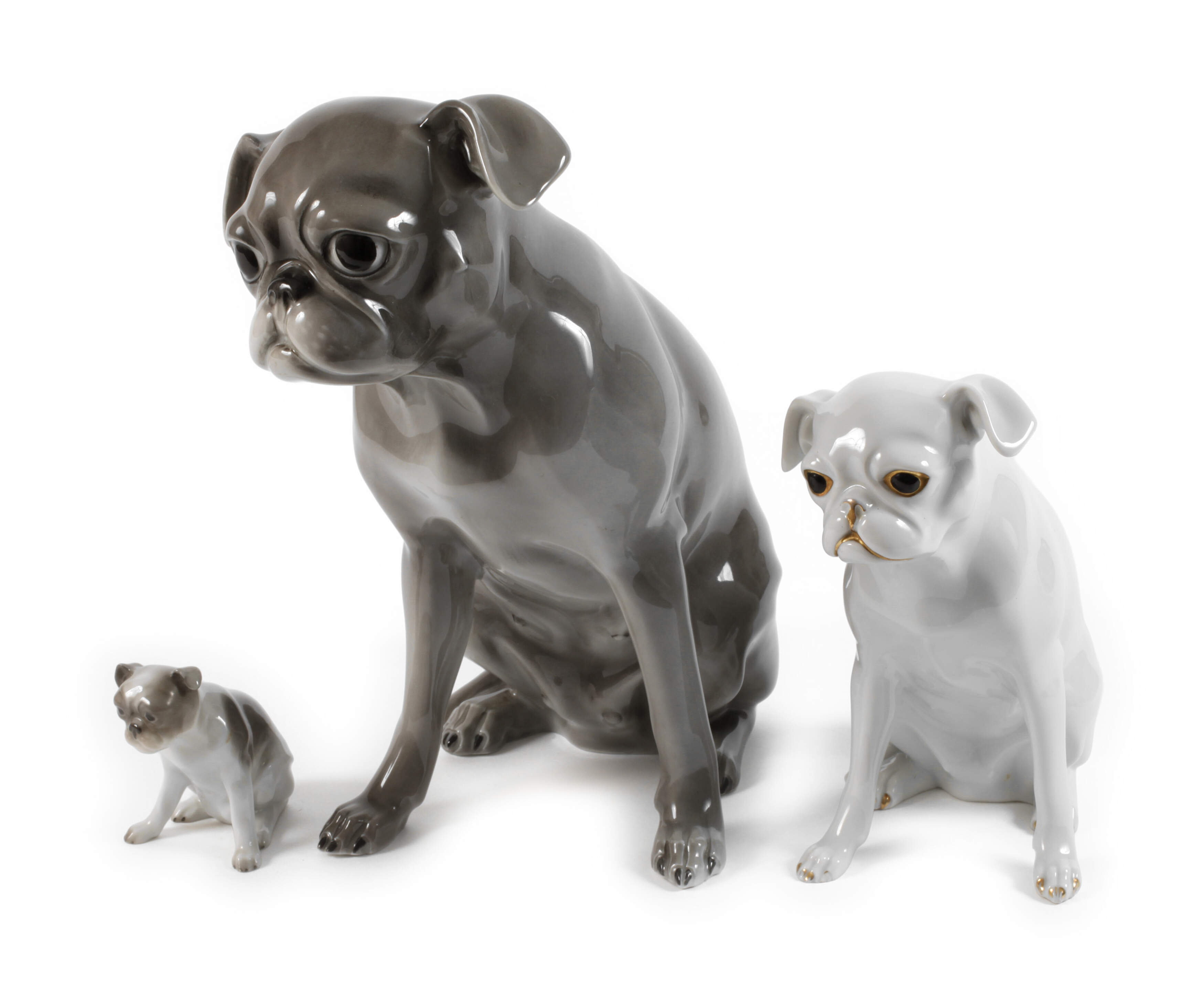 Hutschenreuther Familie Mops