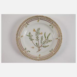 Kopenhagen vier kleine Teller "Flora Danica"