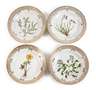 Kopenhagen vier kleine Teller "Flora Danica"