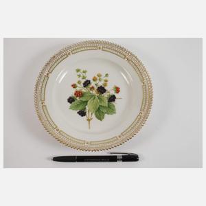 Kopenhagen drei Obstteller "Flora Danica"