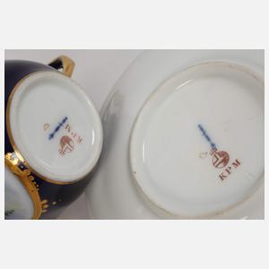 KPM Berlin Prunktasse "Fliegende Kinder"