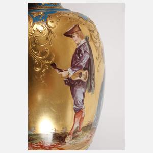 KPM Berlin Prunkvase Figurenmalerei