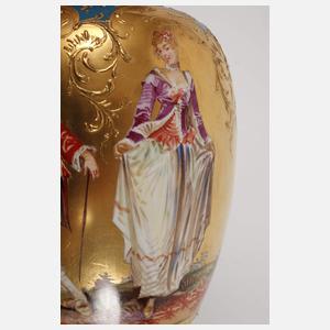 KPM Berlin Prunkvase Figurenmalerei