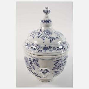 Meissen frühe Maskaron-Terrine "Zwiebelmuster"