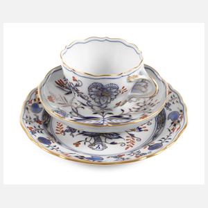 Meissen Gedeck "Zwiebelmuster, schattiert"