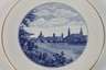 Meissen Paar Wandteller Ansicht Dresden/Wittenberg