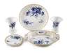 Meissen Konvolut "Blaue Blume/Gold"