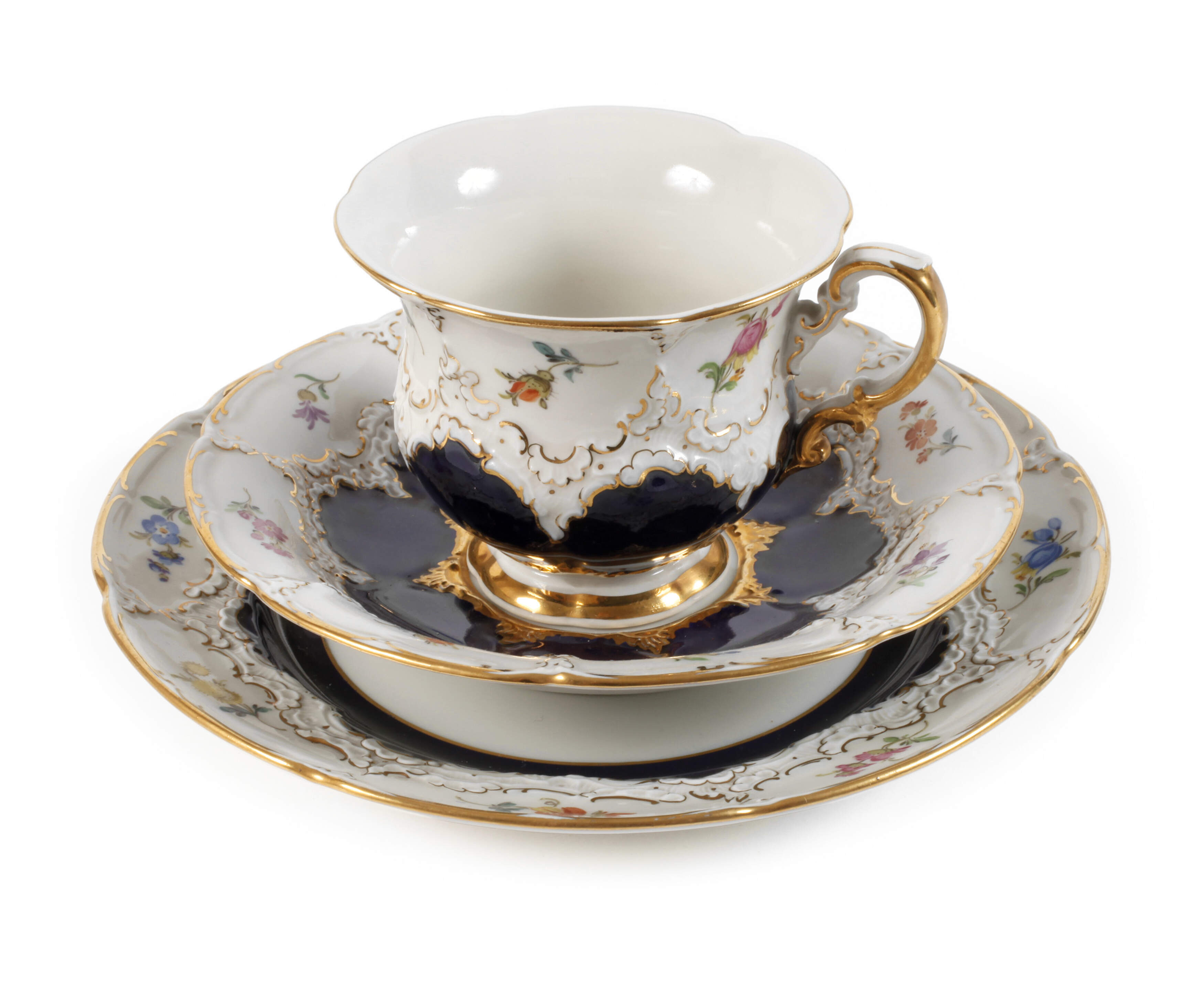 Meissen Prunkgedeck "B-Form"